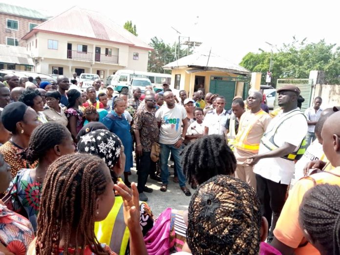 Bayelsa State Environmental Sanitation Chairman Shares Palliatives to Staffs