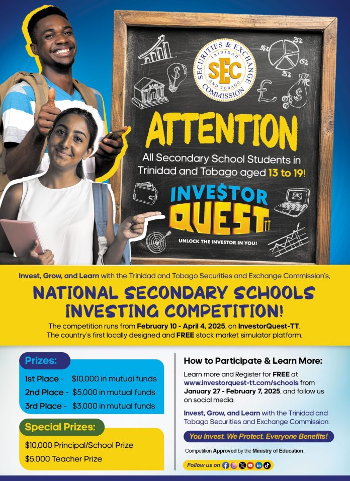 TTSEC National Secondary Schools Investing Competition 2025 (Cash Prizes)