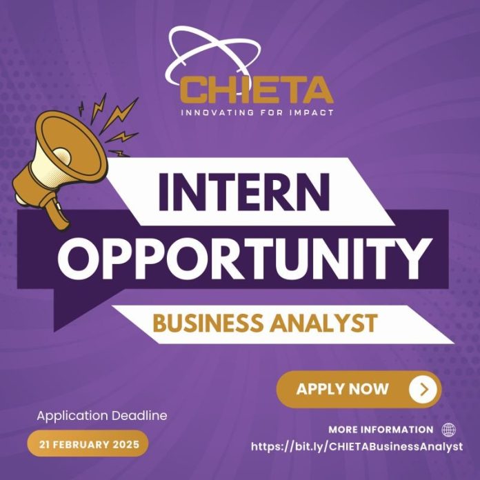 CHIETA Business Analyst Internship Program 2025 for South Africans