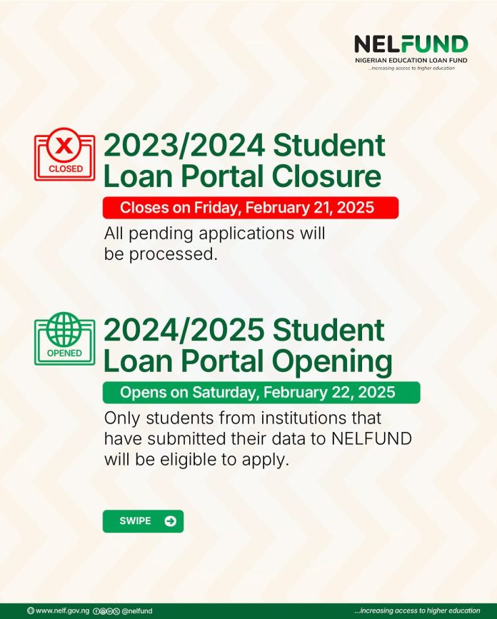 Nigeria Education Loan Fund (NELFUND) 2024/2025 Application Cycle