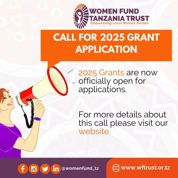 Women fund Tanzania Trust - Call for 2025 grants application