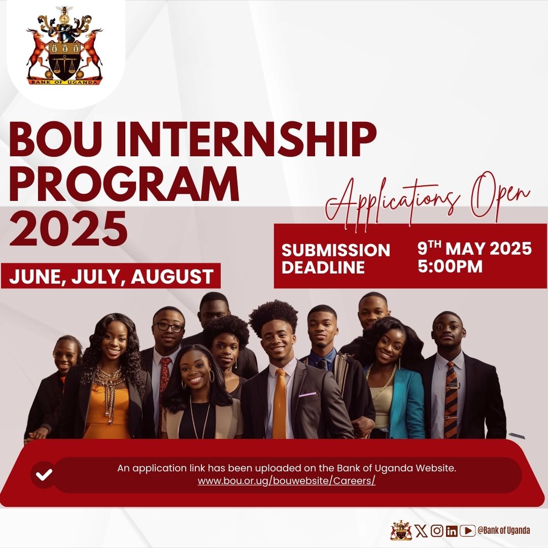 How to Apply for Bank of Uganda (BOU) Internship Programe 2025