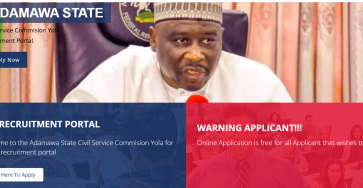 Adamawa State Civil Service Commission (CSC) 2025 Recruitment For indigines