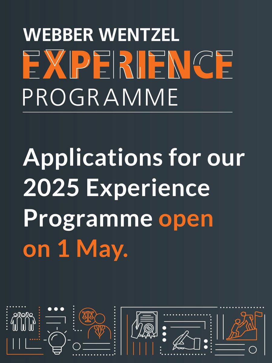 The Webber Wentzel Experience Programme 2025 for South Africa Law Students