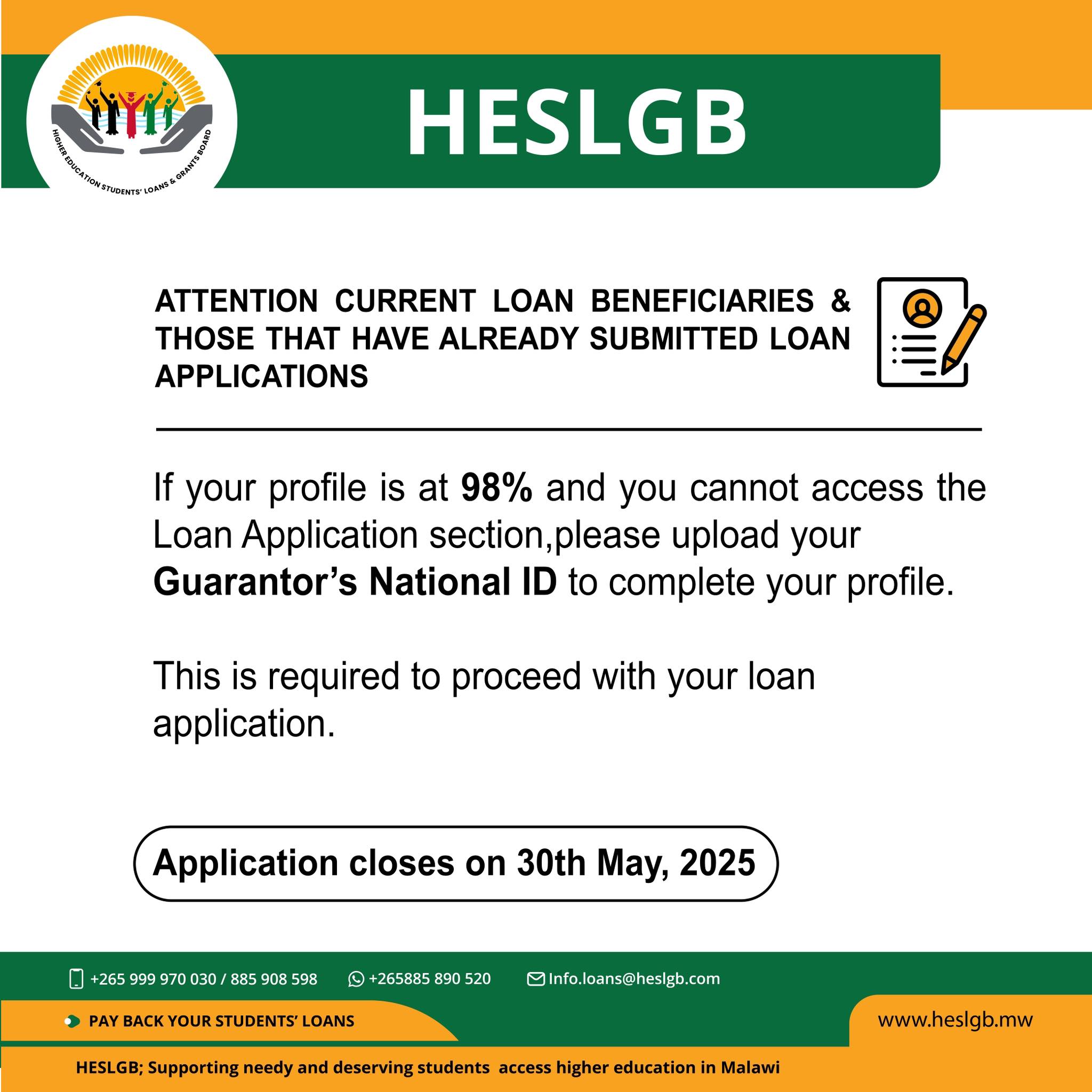 How to Solve HESLGB Profile at 98 percent