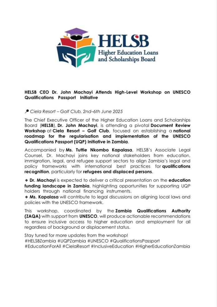 HELSB CEO Attends High-Level Workshop on UNESCO Qualifications Passport Initiative