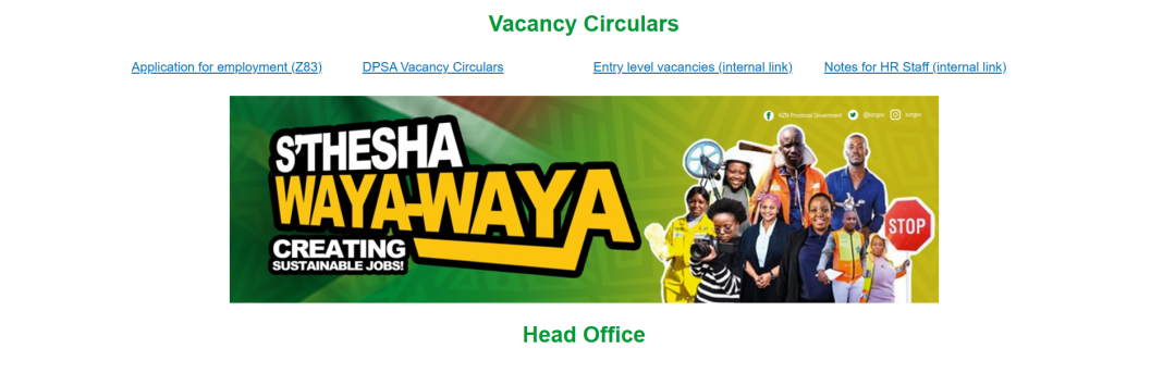 Kwazulu-Natal (KZN) 2025 Staff Nurse (180 posts) Vacancies for South Africans