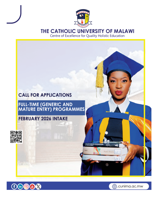 Catholic University of Malawi February 2026 Intake