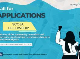 Apply for HumAngle SCOJA Fellowship 2025