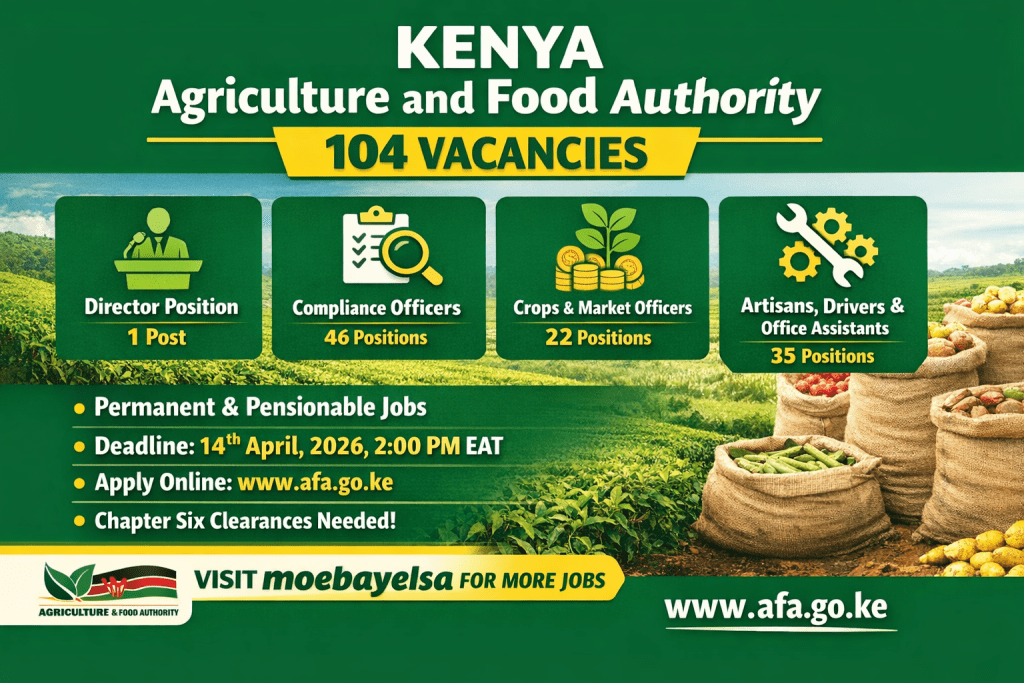 Kenya Agriculture and Food Authority AFA job vacancies announcement